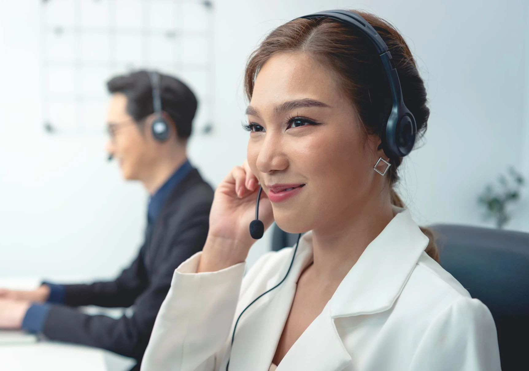 Remote workforce professional operating productively from a home office