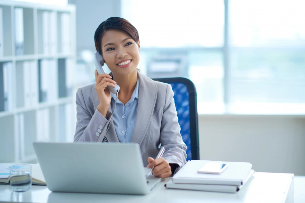 Remote employee enjoying a productive and flexible remote work lifestyle