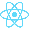 React JS framework development logo